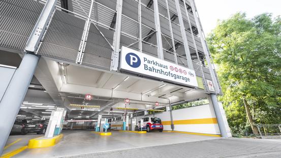 Einfahrt Garage am Hauptbahnhof Osnabrück