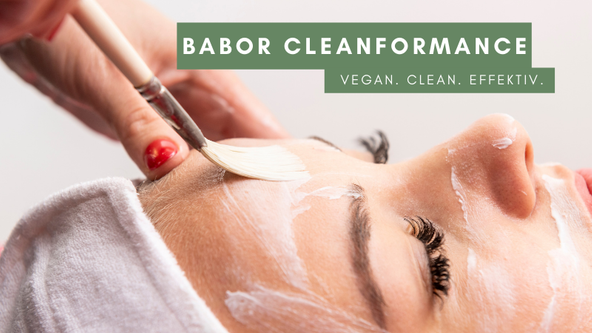 Vegane und effektive Gesichtsbehandlung mit den Produkten aus der Serie BABOR CLEANFORMANCE
