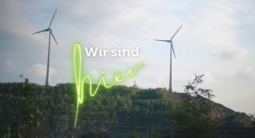 Wir sind hier - grünes Licht Windpark Piesberg