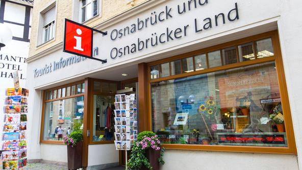 Tourist Information in der Altstadt von Osnabrück