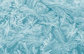 Bei Kälte bilden sich Eiskristalle