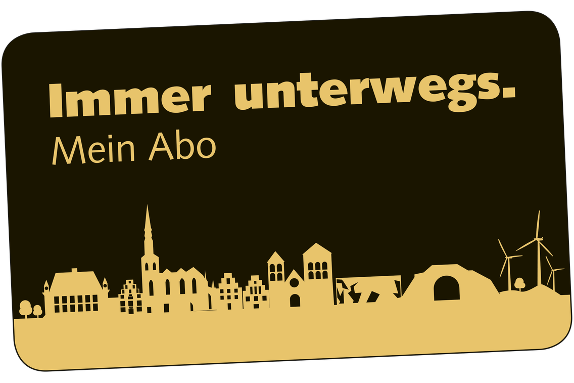 Abo Chipkarte der Verkehrsgemeinschaft Osnabrück (VOS)