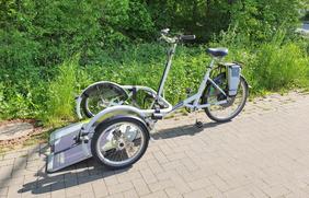 Per Fahrrad inklusiv unterwegs: Das Rollstuhlfahrrad „VeloPlus“ des niederländischen Herstellers Van Raam kann am 18. und 19. September bei den Stadtwerken Osnabrück kostenlos getestet werden. 