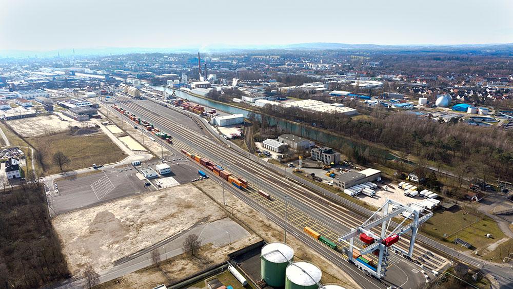Containerterminal am Hafen Osnabrück
