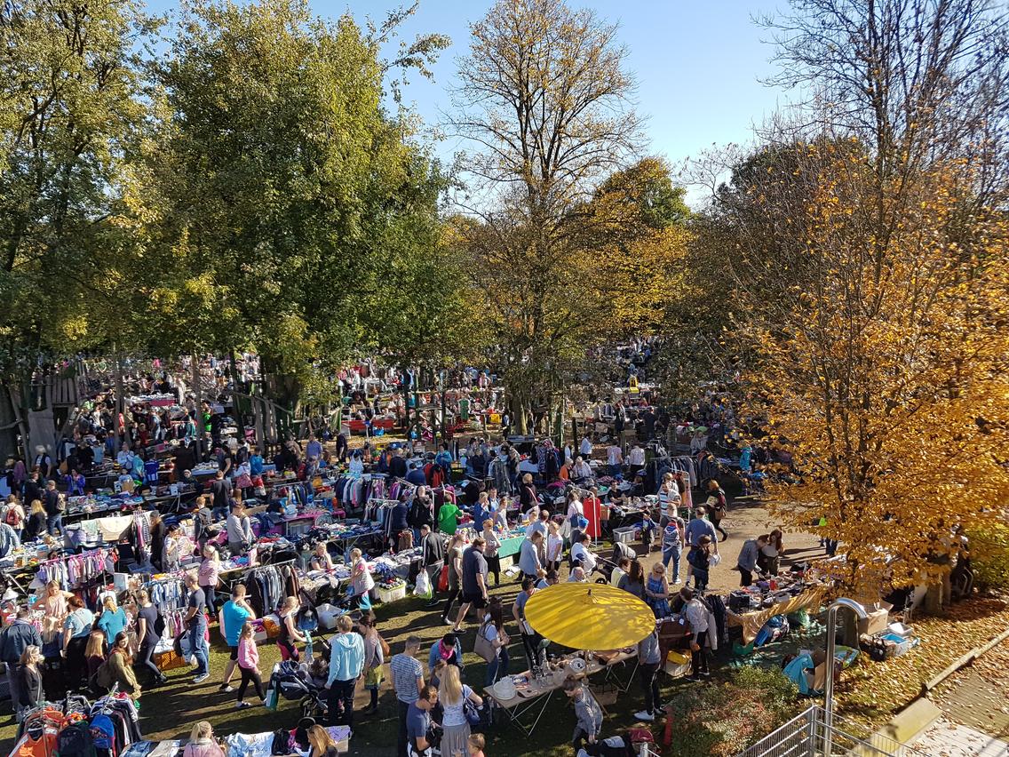 Der beliebte Herbstflohmarkt im Moskaubad