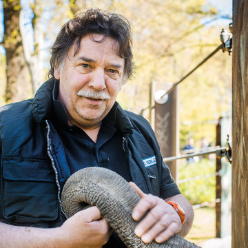 Herr Niebler im Zoo Osnabrück