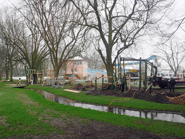 Dschungelpfad, Klettern im Moskaubad Osnabrück