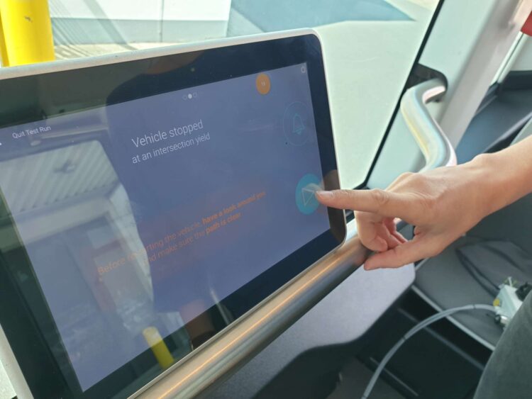 Autonomes Shuttle Hub Chain