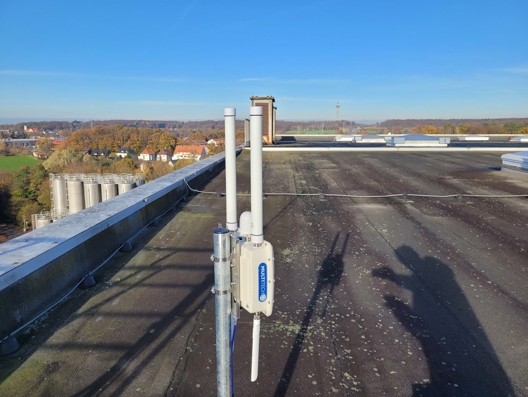 40 Meter über der Stadt